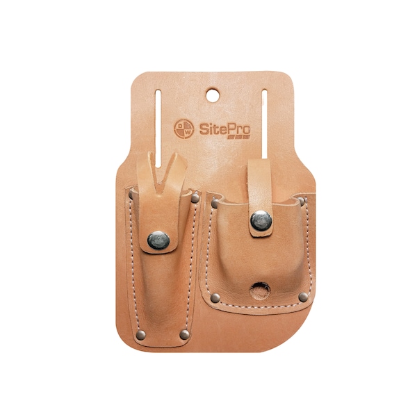 Sitegear 10218G Gammon Reel and Plumb Bob Leather Sheath 51-10218G - main